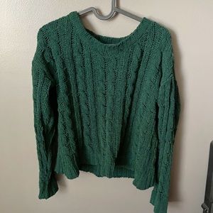 BOGO FREE!! Womens love tree forest green sweater